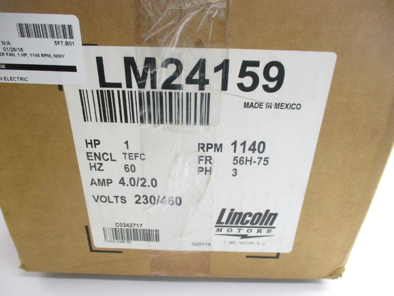 LINCOLN LM24159 230/460V 4.0/2.0A NSMP