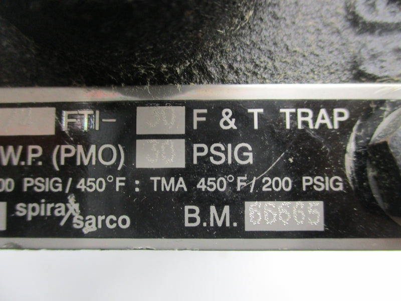 SPIRAX SARCO 66665 200PSI 1/2" UNMP