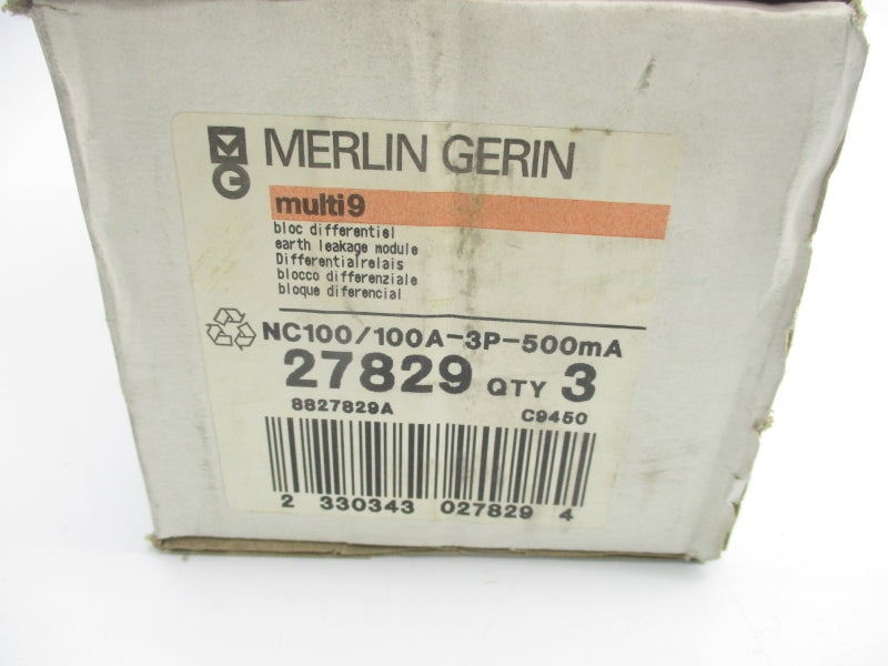 MERLIN GERIN 27829 220/415V 100A (PKG OF 3) NSMP