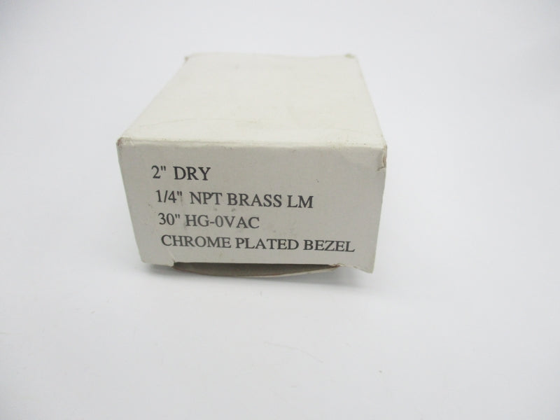 GAUGE 30HG-0VAC 1/4" NSMP