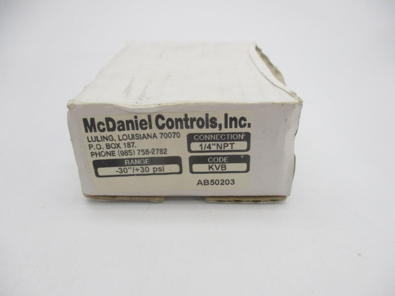 MCDANIEL CONTROLS AB50203 -30"/30PSI 1/4" NSMP