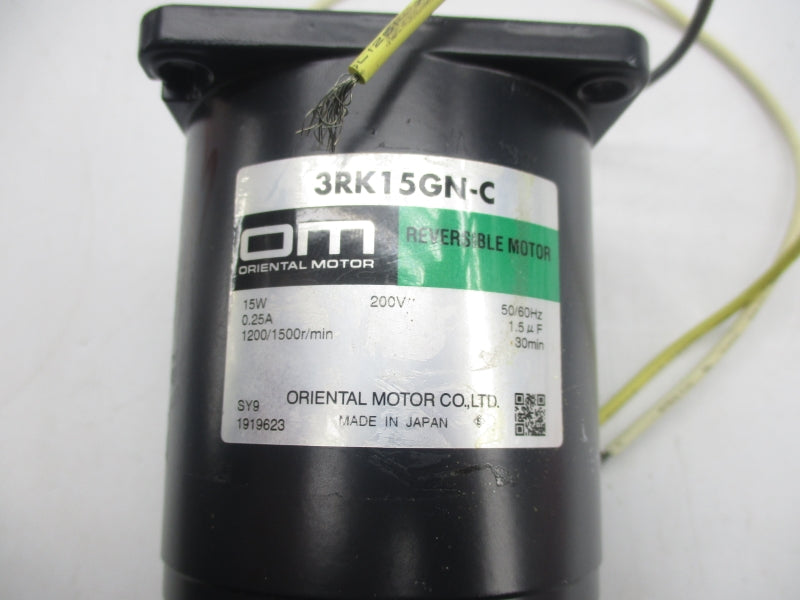 ORIENTAL MOTOR 3RK15GN-C 200V 0.25A UNMP