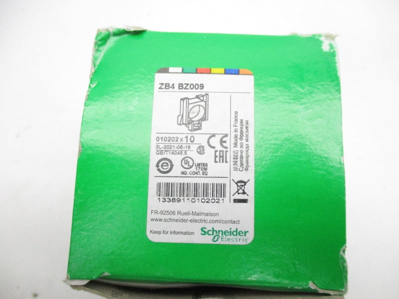 SCHNEIDER ELECTRIC ZB4BZ009 (PKG OF 10) NSMP