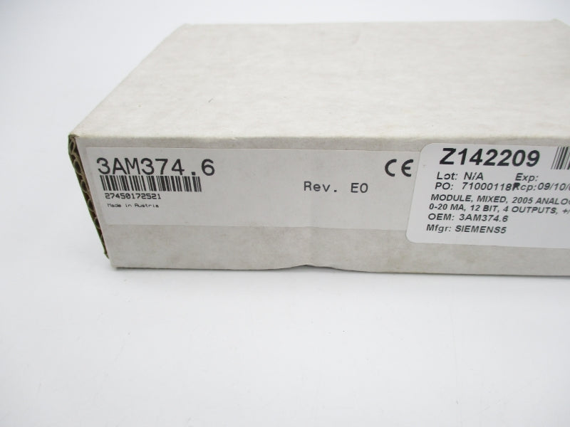 B&R 3AM374.6 0-10V NSMP