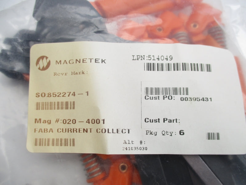 MAGNETEK 020-4001 (PKG OF 6) NSMP