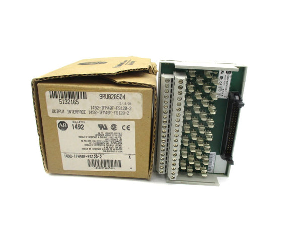 ALLEN BRADLEY 1492-IFM40F-FS120-2 SER. A 85-132VAC/DC (BR/WH) NSMP