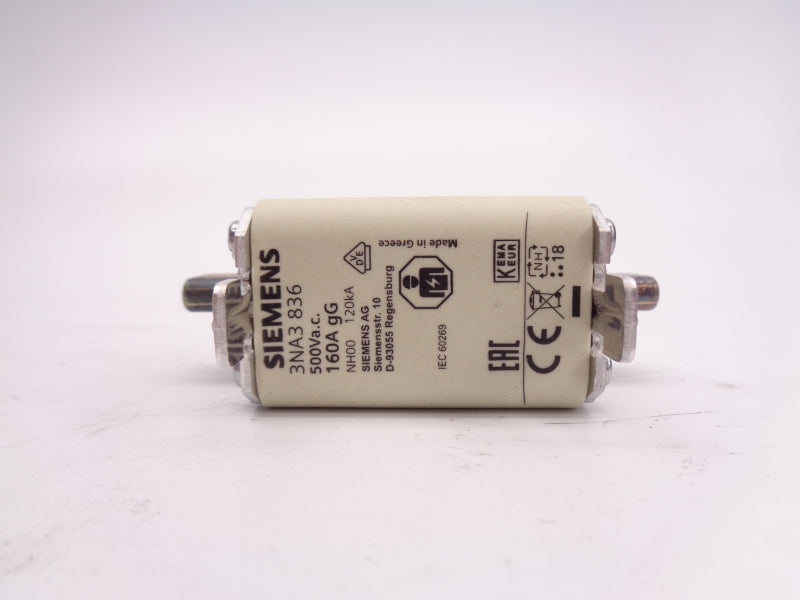 SIEMENS 3NA3 836 500V 160A (PKG OF 3) NSMP