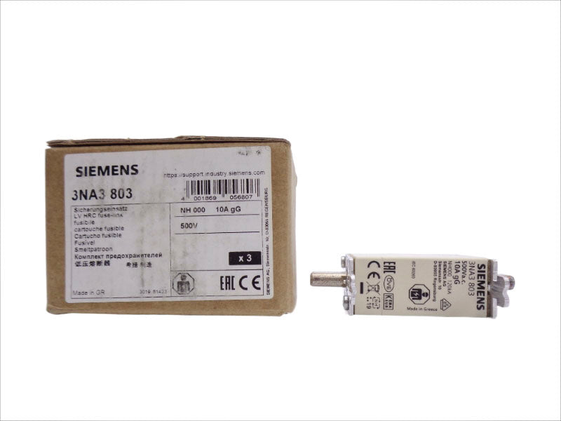 SIEMENS 3NE1803 500VAC 10A (PKG OF 3) NSMP