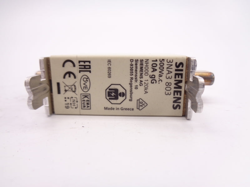 SIEMENS 3NE1803 500VAC 10A (PKG OF 3) NSMP