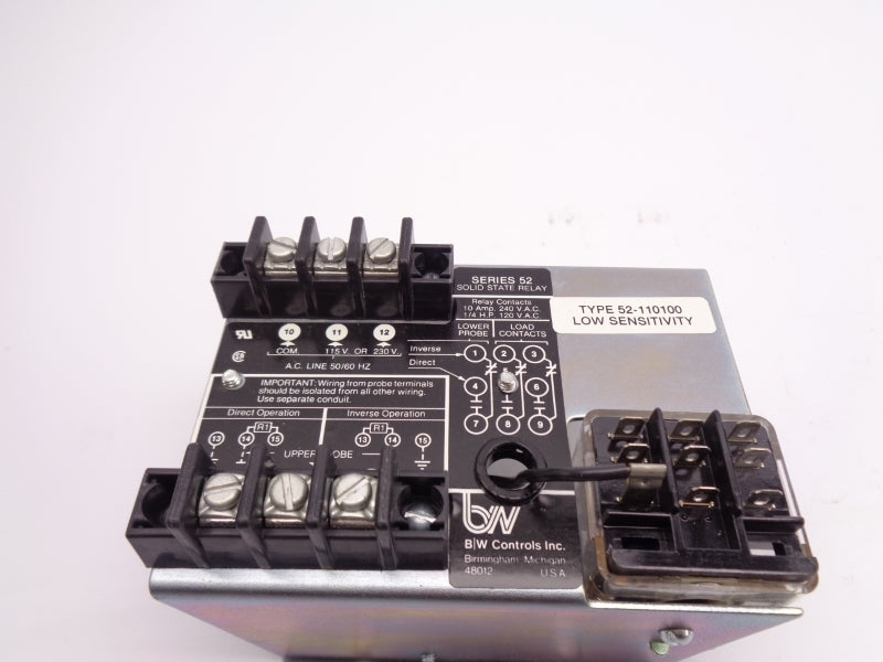 BW CONTROLS 52-110100 SER. 52 240VAC 10A NSMP