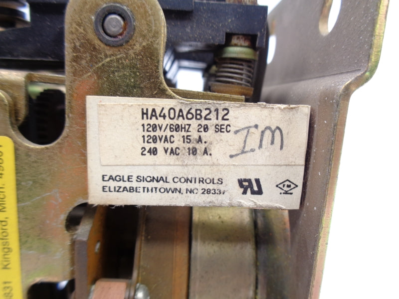 EAGLE SIGNAL HA40A6B212 240VAC 10A 0-20S UNMP