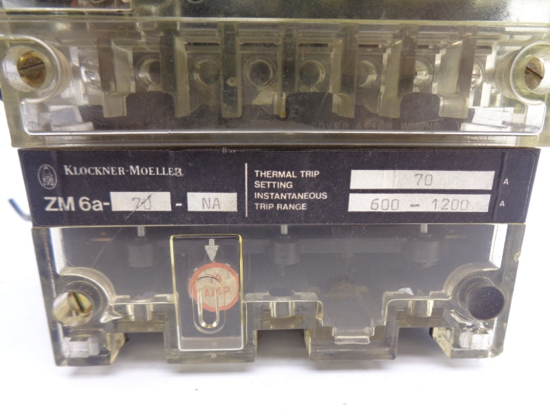 KLOCKNER-MOELLER NZM6B-100/NZM6A-70-100 600VAC 70A UNMP