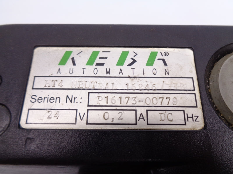 KEBA HT4 NEUTRAL 16846 24V 0.2A UNMP