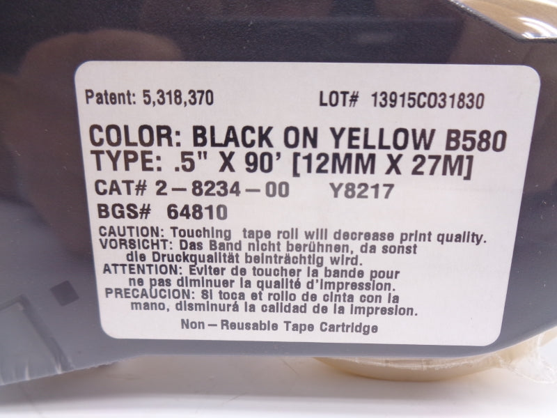 BRADY 2-8234-00 .5"X90' (PKG OF 2) NSMP