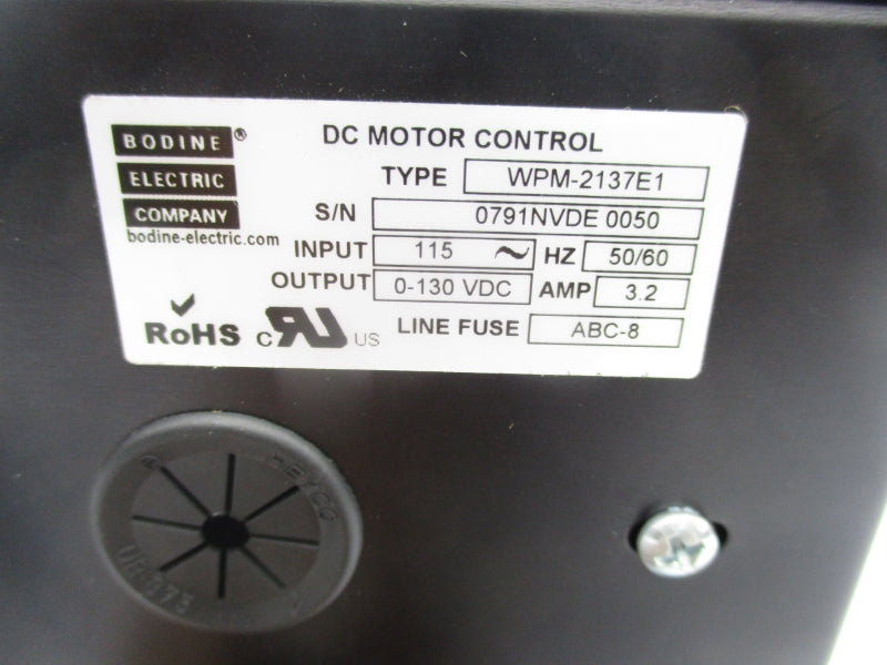 BODINE ELECTRIC WPM-2137E1 115V 3.2A NSNP