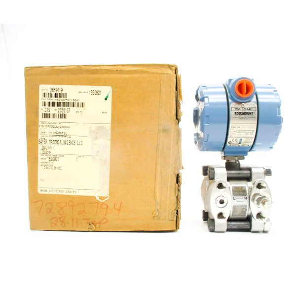 ROSEMOUNT 1151GP5S2DL4D6K5W7 45VDC NSMP