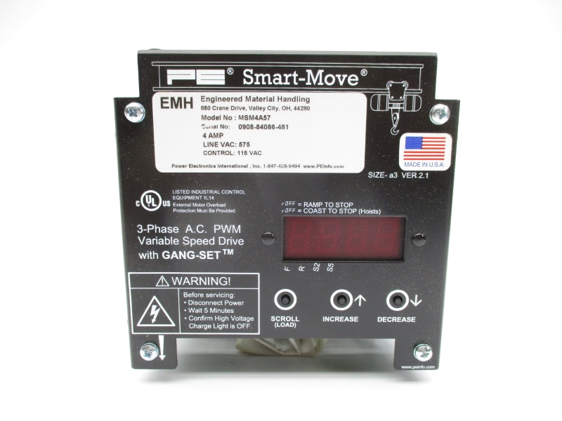POWER ELECTRONICS MSM4A57 575VAC 4A NSMP