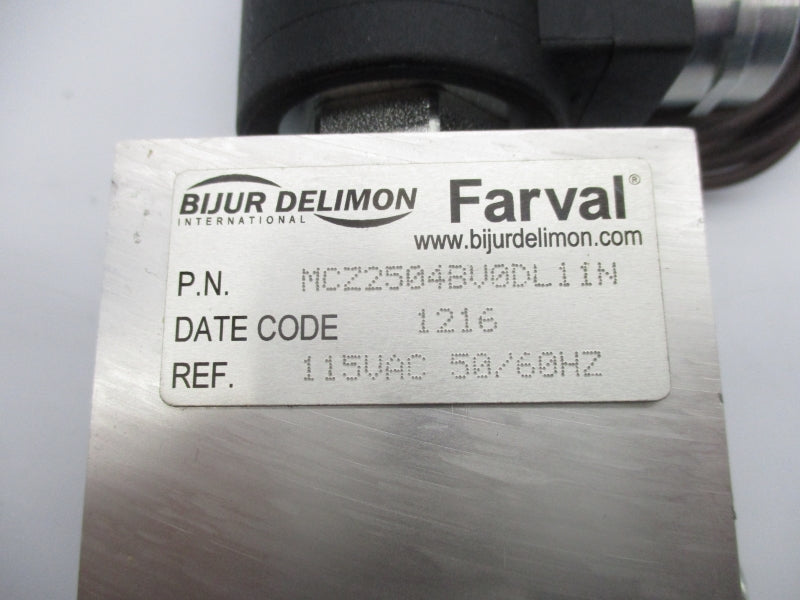 BIJUR DELIMON MCZ2504BV0DL11N 115VAC NSNP