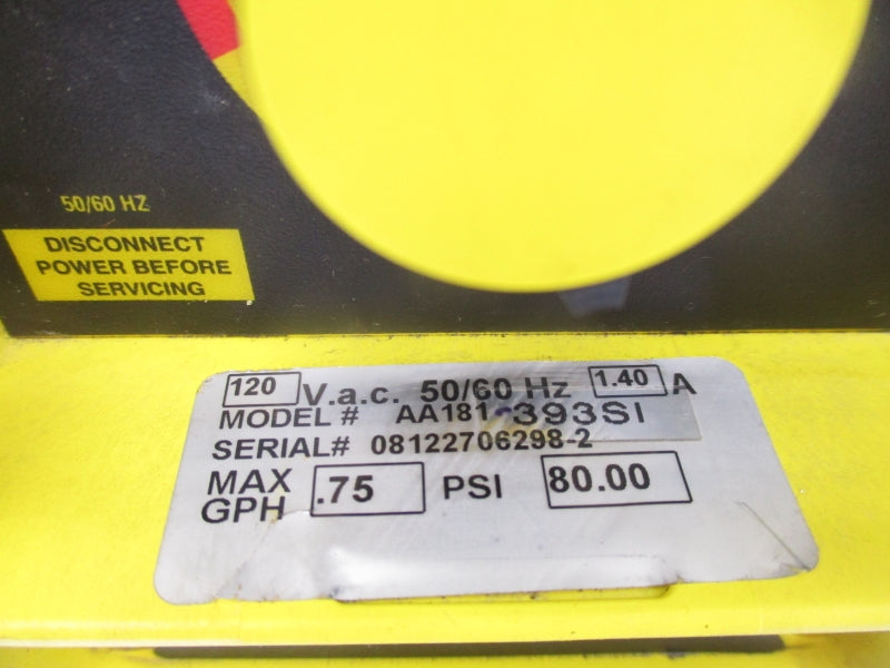 MILTON ROY AA181-393SI 120VAC 1.4A 80PSI UNMP