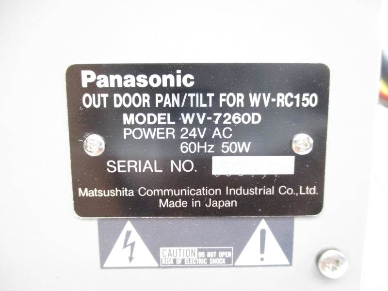 PANASONIC WV-7260D 24VAC NSMP