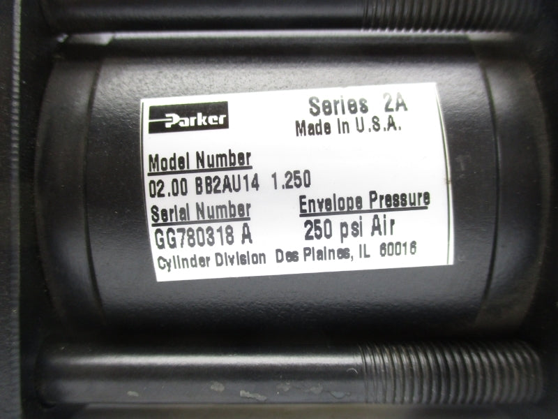 PARKER 02.00BB24U141.250 250PSI NSNP