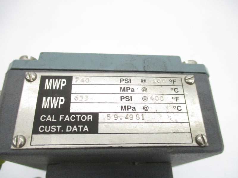 FOXBORO 8001A-WCR-PJGFGZ-AG 740 PSI UNMP