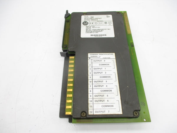 ALLEN BRADLEY 1771-OW SER. A 30VAC/DC 1A UNMP