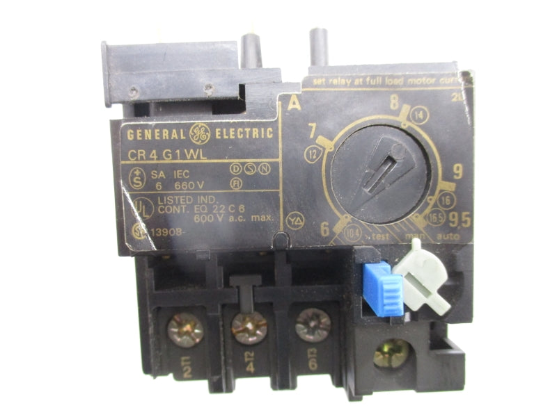GENERAL ELECTRIC CR4G1WL 600V 6-9.5A NSNP