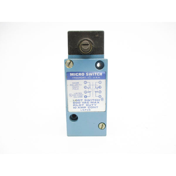 MICRO SWITCH LSP2B 600VAC 10A UNMP