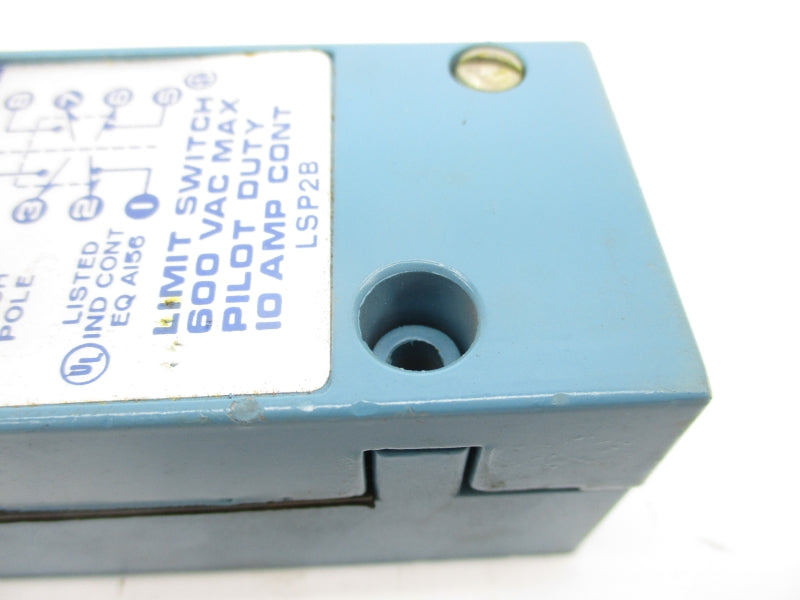 MICRO SWITCH LSP2B 600VAC 10A UNMP