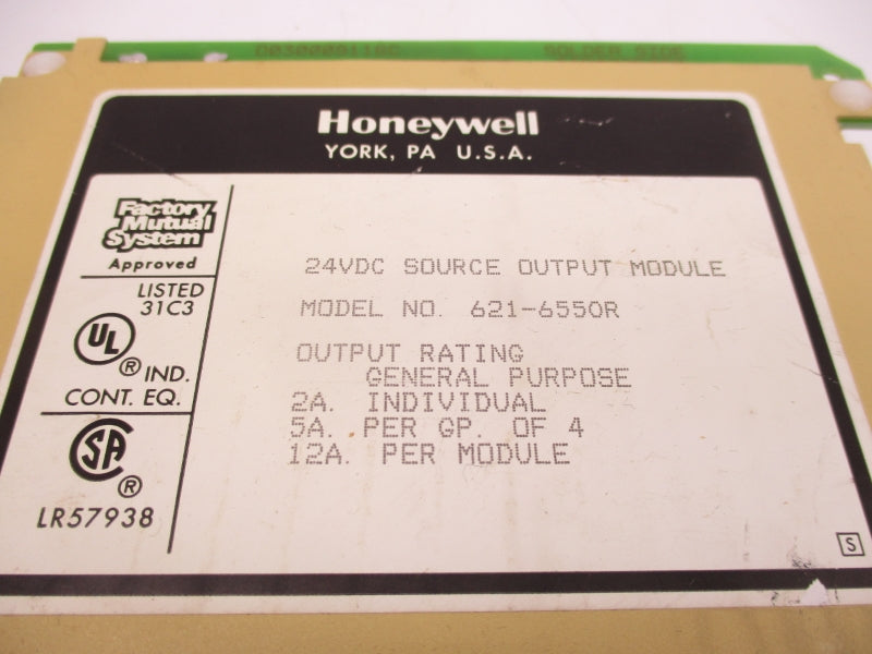 HONEYWELL 621-6550R 24VDC 12A UNMP
