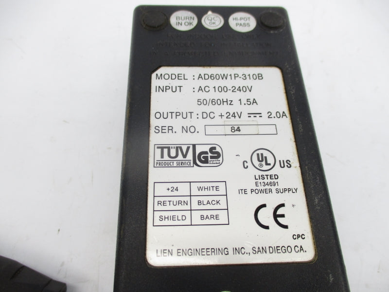 LIEN ENGINEERING AD60W1P-310B 100-240VAC 1.5A UNMP
