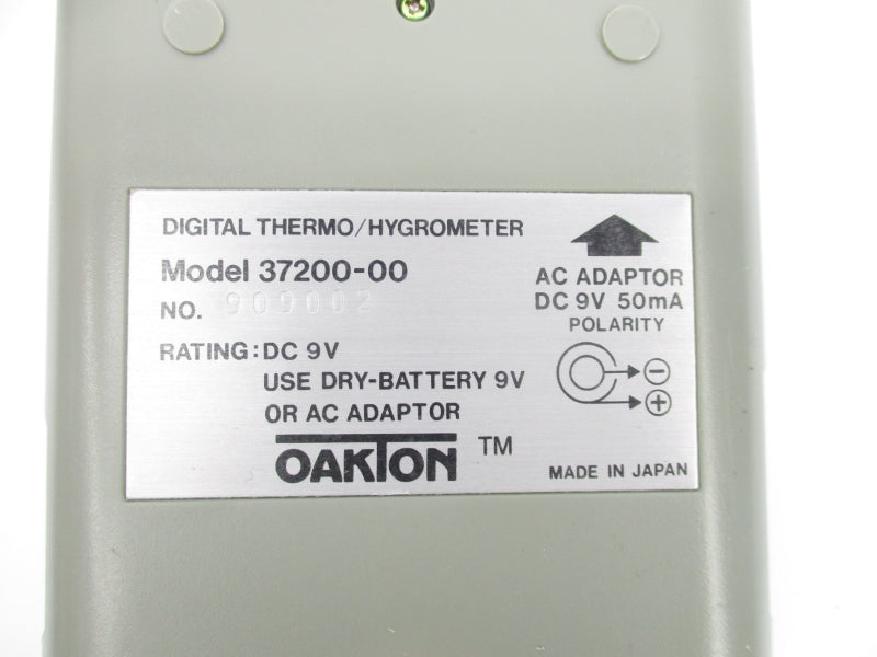 OAKTON 37200-00 9VDC UNMP