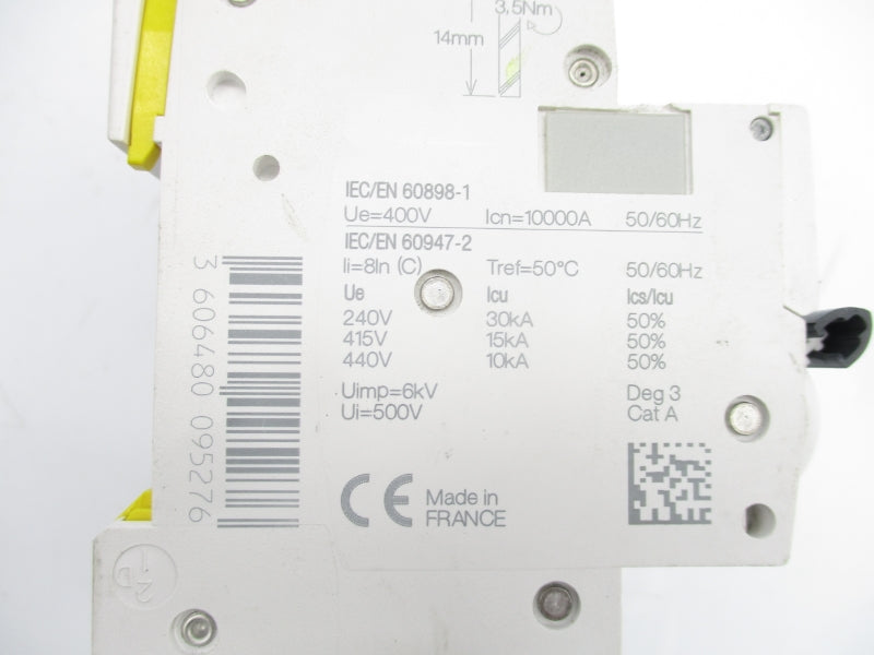 SCHNEIDER ELECTRIC IC60HC63A 500V 63A (AS PICTURED) NSNP