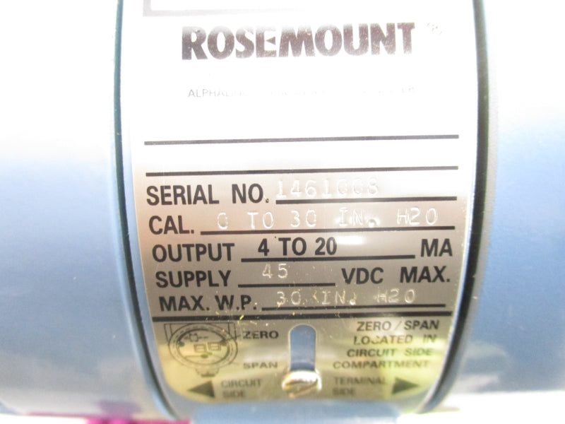 ROSEMOUNT 1151GP3S12M7 45VDC NSNP