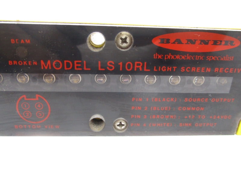 BANNER ENGINEERING LS10RL 12-24VDC UNMP