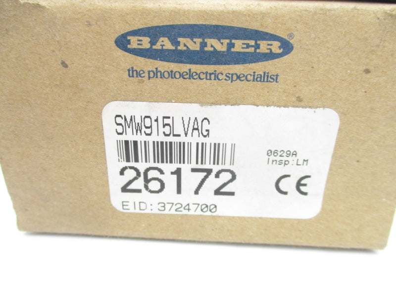 BANNER ENGINEERING SMW915LVAG 26172 12-28VAC/DC NSMP-SMW915LVAG
