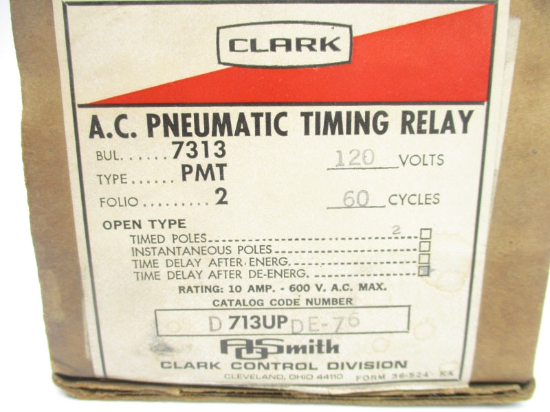 CLARK D713UPDE-76 120VAC NSMP