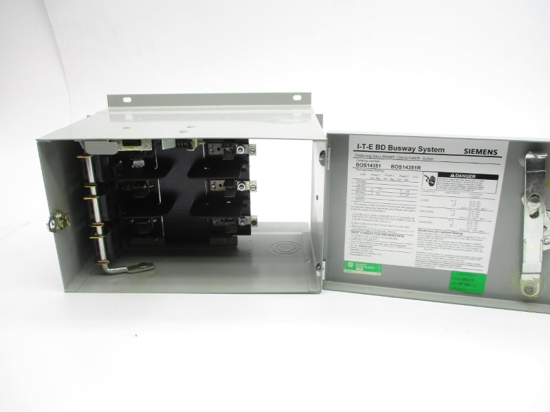 SIEMENS BOS14351 600VAC 30A (AS PICTURED) NSMP
