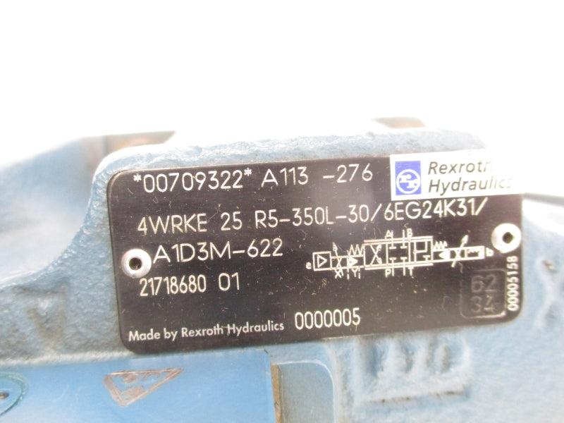 REXROTH 4WRKE25R5-350L-30/6EG24K31/A1D3M-622 24V UNMP