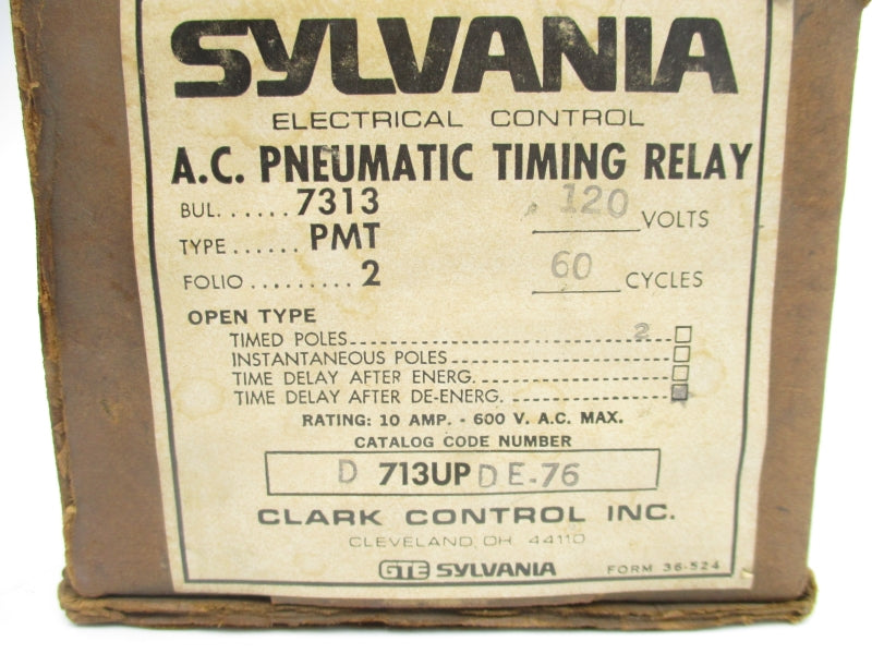 SYLVANIA D713UPDE-76 110-120VAC NSMP