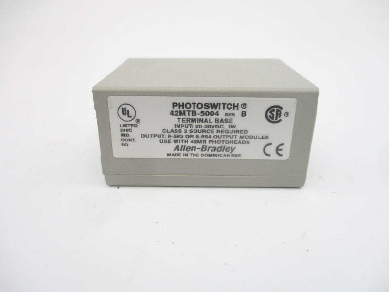 ALLEN BRADLEY 42MTB-5004 SER. B 20-30VDC (WH) NSMP