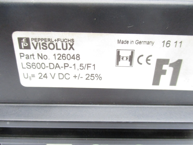 PEPPERL+FUCHS 126048 LS600-DA-P-1.5/F1 24VDC UNMP