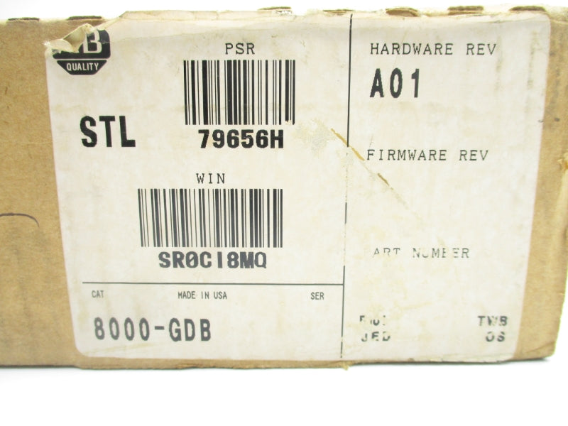 ALLEN BRADLEY 8000-GDB REV. A01 NSFS