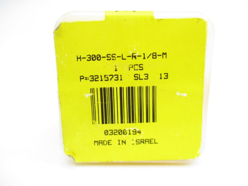 HAM-LET H-300-SS-L-R-1/8-M 300PSI NSMP