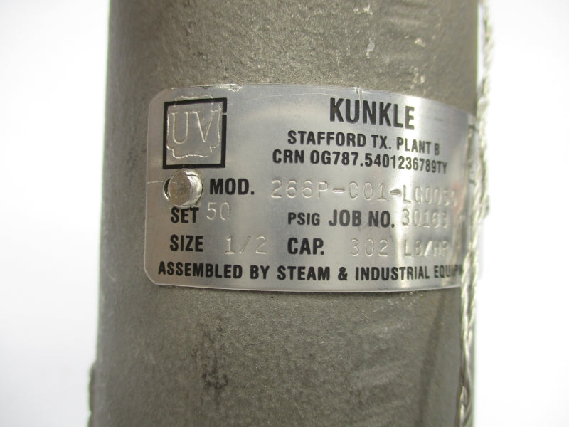 KUNKLE 266P-C01-LG0050 1/2" NSNP
