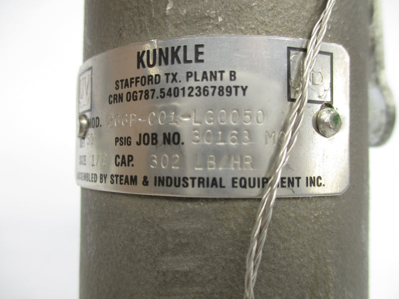KUNKLE 266P-C01-LG0050 1/2" NSNP