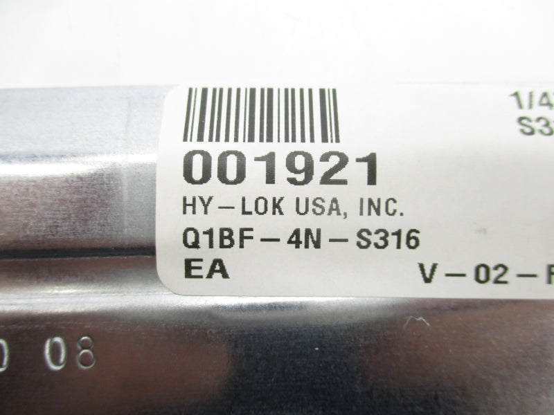 HY-LOK Q1BF-4N-S316 NSNP