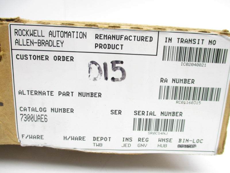 ALLEN BRADLEY 7300UAE6 REMAN
