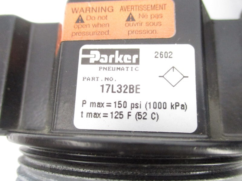 PARKER 17L32BE 150PSI (AS PICTURED) NSNP